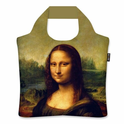 Ecozz ecoshopper met Mona Lisa, gemaakt van gerecycled plastic