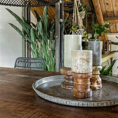 Rond dienblad scrapmetal