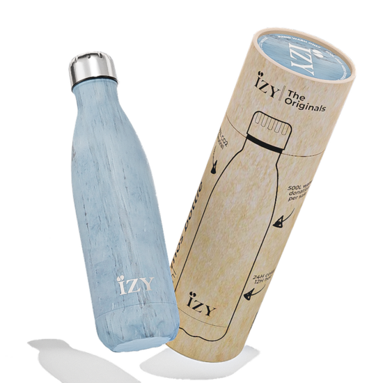 IZY Bottles Thermo fles 500ml Design Blue