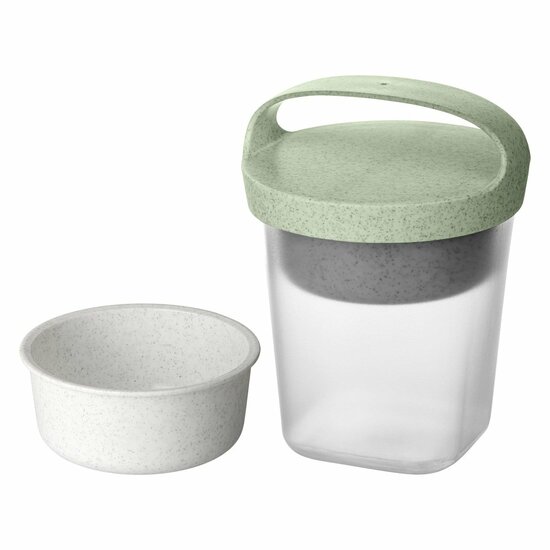 Koziol Buddy snackpot met inzetbakje 500ml Organic
