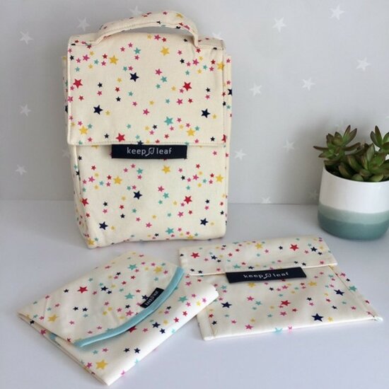 Keep Leaf Stars lunchverpakkingen herbruikbaar