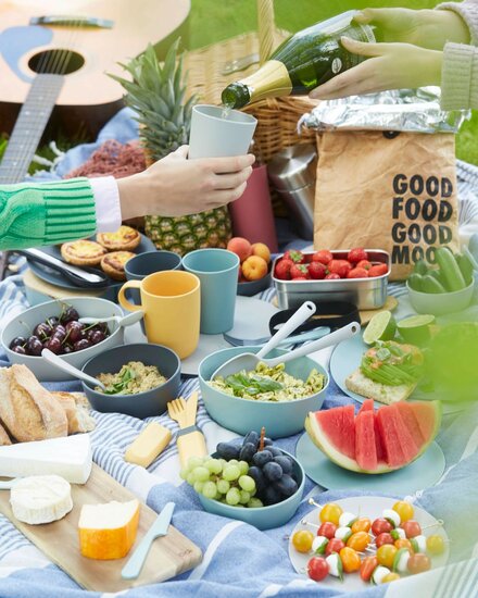 Point virgule picknick servies van PLA