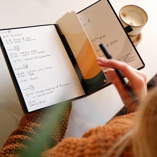 Bambook Calender Original whiteboard bladen