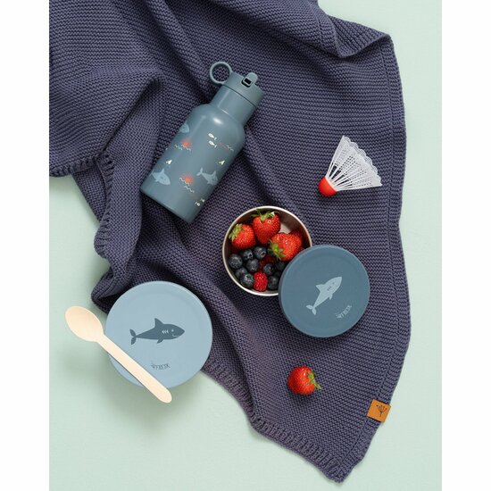RVS Fresk Shark snackbox set en fles