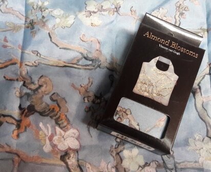 Ecozz ecoshopper opvouwbare tas met print Almond Blossoms