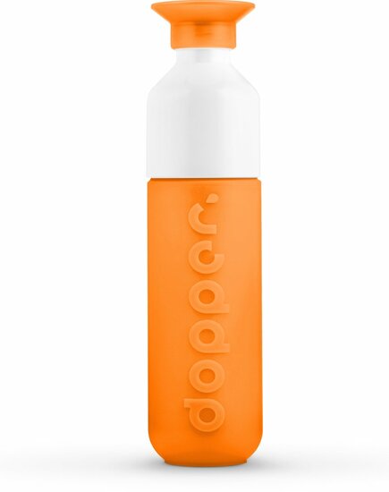 Dopper Outright Orange herbruikbare drinkfles met beker