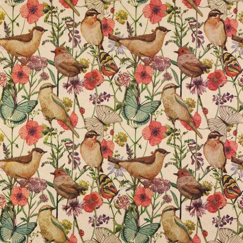 Eco Line duurzame wegwerpservetten met Birds in spring print