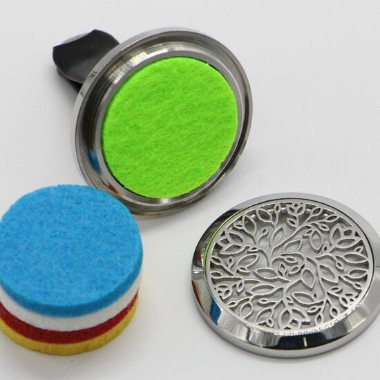 Clip Aroma Car diffuser, geurolie verspreider voor de auto