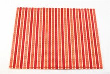 Bamboe placemat oranje geel Fairtrade