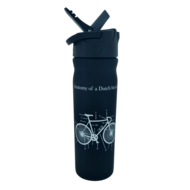 Retulp 500ml rvs drinkfles zwart bicycle