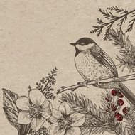 Paper Design Botanical Xmas servetjes eco lunch napkins van Naturals