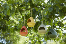 Point Virgule vogelhuisjes uit bamboevezel naturel