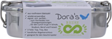 Dora RVS lunchbox met inzet bordje Greenpicnic