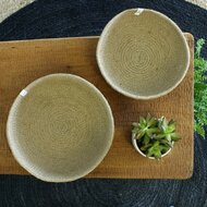 Ronde mandjes van natuurlijk zeegras