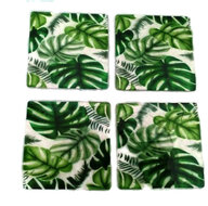 Fairtrade capiz onderzetters grote bladeren, Greenpicnic