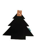 Bottle vase rPET black X-mas - Kerstboom flessenhoes van gerecycled plastic
