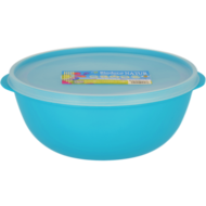 Biodora kom met deksel 2l blauw