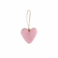 Roze vilten hartjes hanger Greenpicnic
