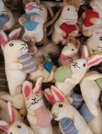 Vilten paashaasjes met ei Greenpicnic