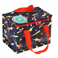 REX koeltasje met raket ruimte print Greenpicnic
