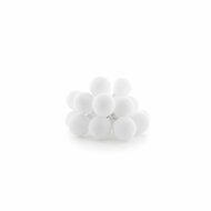 Fairtrade witte lichtbollen slinger voor buiten van Cotton Ball Lights bij GreenPicnic