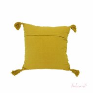 Achterkant Imbarro Cushion Marbella Ocre bij Greenpicnic