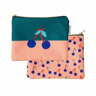 Global Affairs Pouch Cherries, etui van R-Pet