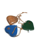 GreenPicnic Houten hartjes met wensbriefje Fairtrade