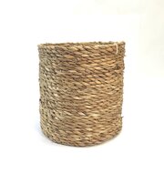 Fairtrade rond mandje van Hogla gras uit Bangladesh - Webshop GreenPicnic