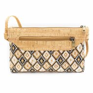 Space Diamond schoudertasje van natuurlijk kurk - Eco webshop GreenPicnic