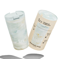 Izy Mugs Thermosbeker Marble Green