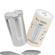 Izy Mugs Thermosbeker Silver