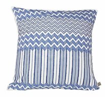 Fairforward Graphic Blue sierkussen, Fairtrade bij Greenpicnic