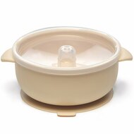 Kooleco Suction bowl, siliconen kinder bakje met deksel