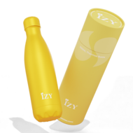 IZY Bottles Yellow, RVS thermosfles in geel bij Greenpicnic