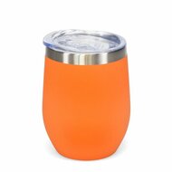 REX London rubber coated Travel Cup Orange 350ml
