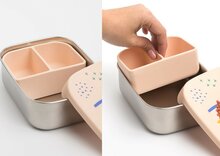 Uitneembaar inzetbakje van siliconen van The Cotton Cloud lunchbox