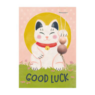 Blossombs Good Luck kaart met gelukspoppetje uit bloembolletjes