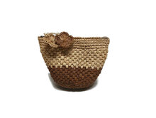 Fairtrade beursje van zeegras bij Greenpicnic