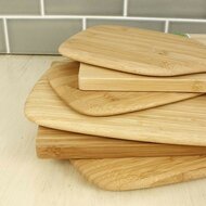 Bambu snijplank of serveerblad uit bamboo undercut series