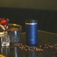 Qwetch Travel Mug Granite Blue, RVS Thermosbeker Greenpicnic