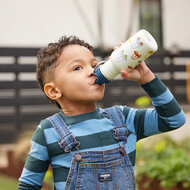 Kid Kanteen Classic Sippy Cap Cars, sterke RVS kinderfles