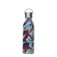 Qwetch Active thermosfles Bahia met blauwe en roze bladeren