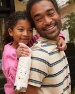 Kid Kanteen insulated bottle, dubbelwandige rvs drinkfles met rietje