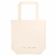 Achterkant Buddha shopper van Moses bij Greenpicnic