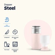 Informatie Dopper Steel 350ml Soft Pink