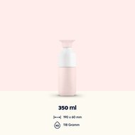 Zachtroze mini dopper drinkflesje
