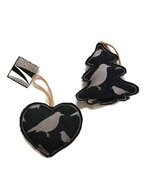 Fairtrade kerstboom hanger van denim