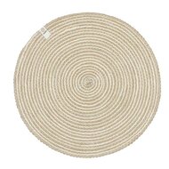 ReSpiin Jute Tablemat  Natural White- verkooppunt GreenPicnic