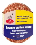 Koper schuurspons, natuurlijke schoonmaak spons Greenpicnic